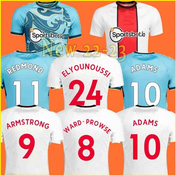 

22-23 ings ward-prowse south ampton soccer jerseys 22-23 djenepo armstrong vestergaard romeu ward-prowse adams redmond football shirts men k, Black;yellow