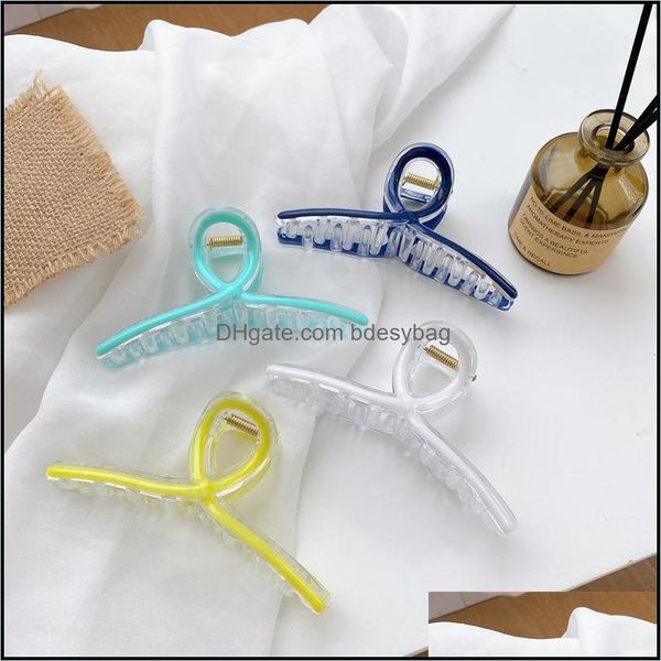 

hair clips barrettes new korean fashion drop oil texture cross ribbon c dhrc2, Golden;silver