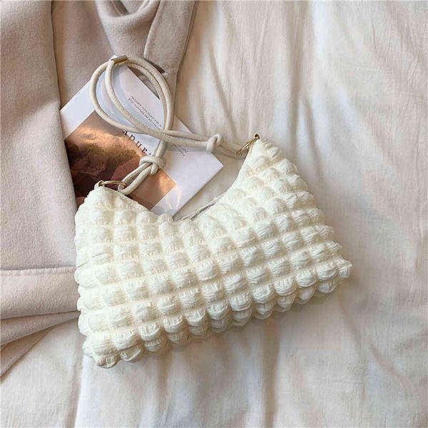 

evening bags female bag cute luxury designer handbag canvas underarm ladies fashion solid color cloud casual shoulder women's for women