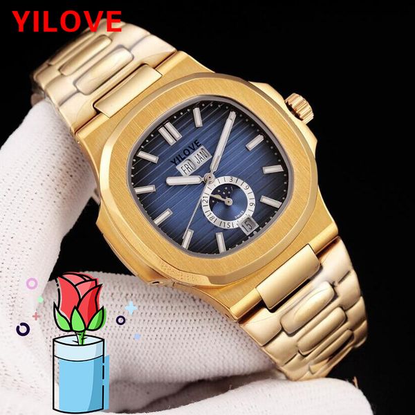 

men luxury watch 40mm nautilus asia sapphire transparent mechanical clock automatic men's birthday gift boutique wristwatch, Slivery;brown