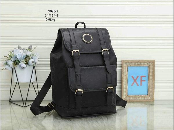 

luxury leather backpack luxurys designer backpack men's and women's classic floral plaid school bags shoulder bag backpacks 9020-1
