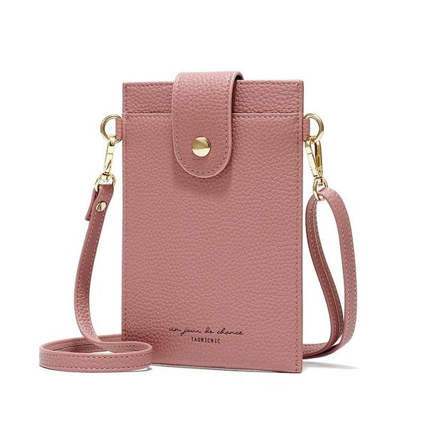 Portafogli 2022 Portafoglio Messenger da donna Portafoglio sottile da donna Ladies Mobile PU Leather Luxury