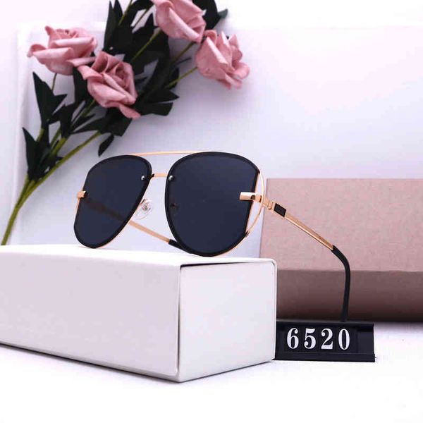 

sunglasses overseas 2022 women's street travel fashion glasses 6520, White;black