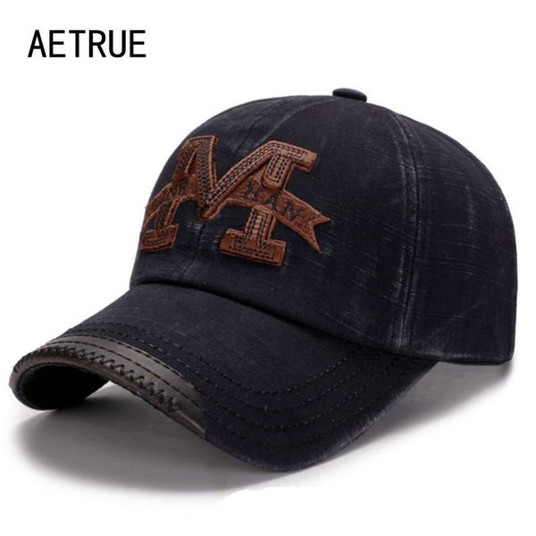 

aetrue fashion brand baseball cap mens women casquette hip hop bone dad hats for gorras male hat 220513, Blue;gray