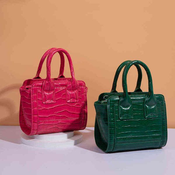 

women's bag high-quality 2022 spring summer fashion 2022 new printing mini portable crossbody bags casual small square bag trend g22051