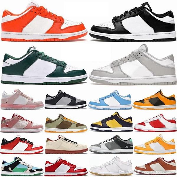 

designer men women casual shoes white black unc coast dunks university blue championship sneaker chunky dunky laser orange trainer mens sb l