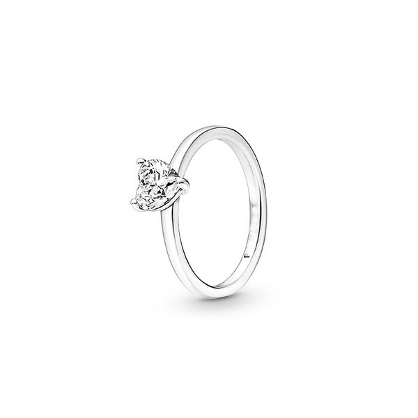 Nova moda 925 prata esterlina anel de luxo diamante amor senhoras caber original pandoras noivado jóias de casamento popular encantador caixa de presente feminino
