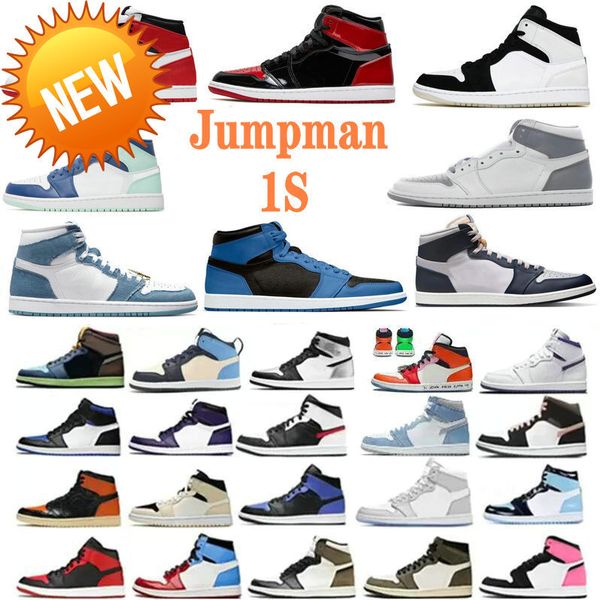 

boots basketball jumpman 1s shoes 1 university blue denim hoyal roya, Black