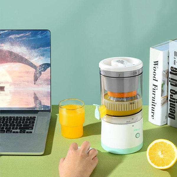 Spremiagrumi Frutta fresca portatile Spremiagrumi lento senza fili Mini USB Separatore di succhi di arancia elettrico Macchina per succhi di frutta domestica multifunzionaleSucco