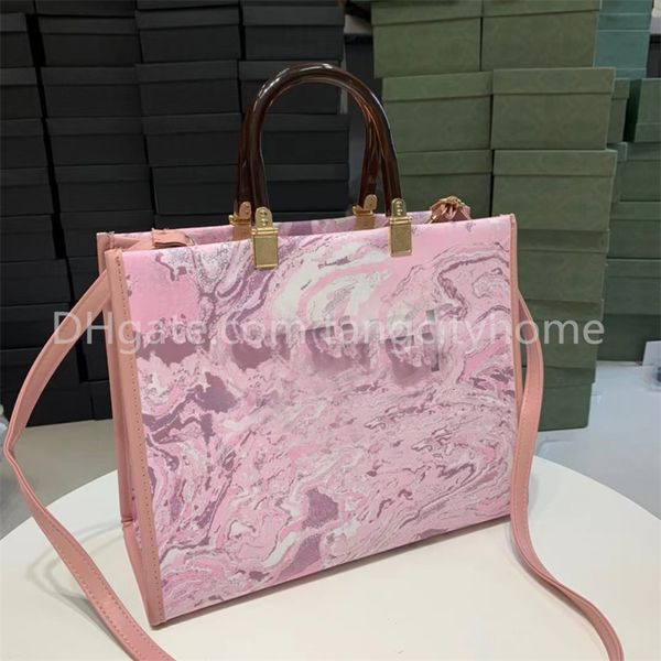 

designer tote bag luxury handbag cross body bags transparent handle ladies multicolor briefcase retro commuting brand bag