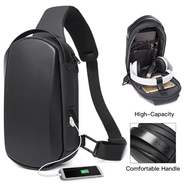 

anti-theft multifunction crossbody bag shoulder messenger s male waterproof short trip chest pack for men 220507