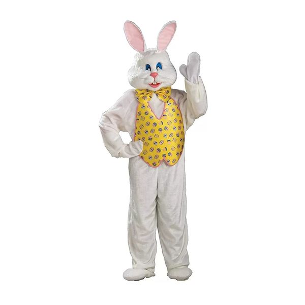 

stage performance easter reabbit mascot costume halloween christmas fancy party cartoon character outfit suit women men dress carnival adult, Red;yellow