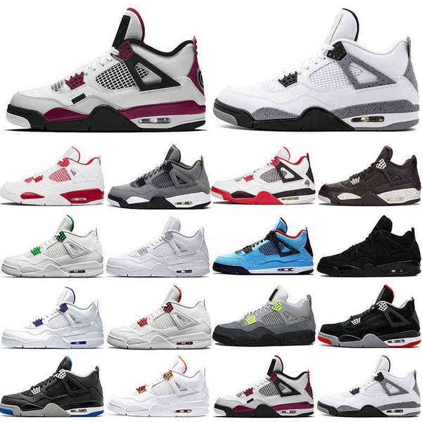 

mens 4 high basketball shoes black cat bred 4s alternate motorsport ge metallic white cool grey cement oreo men women designer sneakers