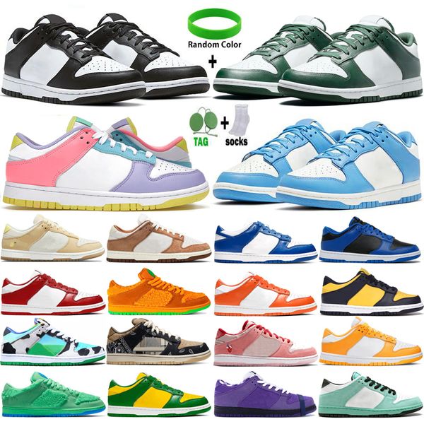 

with box chunky low casual running shoes men women black white unc coast university bule chicago pn dust valentines day green red bear train
