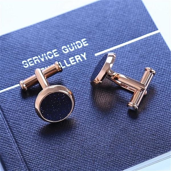 

classic design french man cuff link with six star branding rounded copper stamping and mirror surface cuff-button as wedding groom240k, Silver