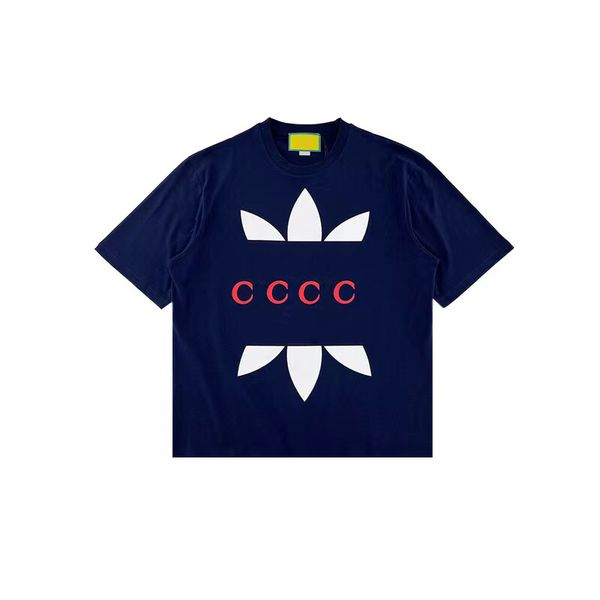 

summer clover mens shirts classic letter printing men t-shirt graphic short sleeve womens printed hip hop women asian size, White;black