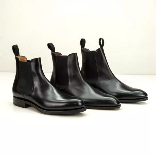 

mens shoes new artificial pu western boots retro classic autumn and winter boots size shoes 3848 hc113 2, Black