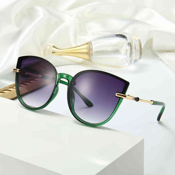 

fashion sunglasses 2022 cat eye sunglass versatile female ladies glasses classic designer retro sun glass eyewear, White;black