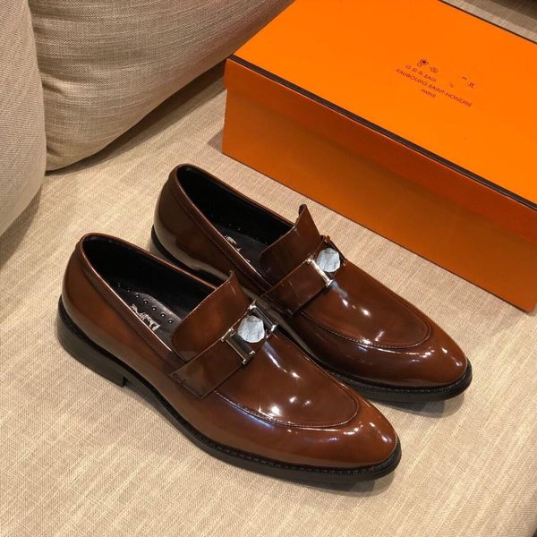 

mi 2020 fashion man leather shoes oxfords luxury italian designer dress shoes black brown lace up wedding office business formal men shoe 11