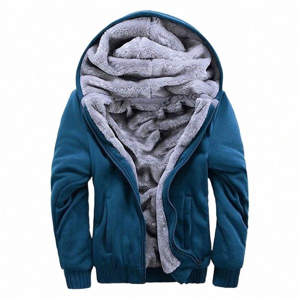 

men's jackets mens casual winter thickened warm coat 2021 zipper hooded fleece long sleeve jacket male solid color parkas t2v1#, Black;brown