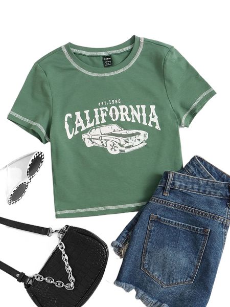 

car & letter graphic crop t0ac#, White