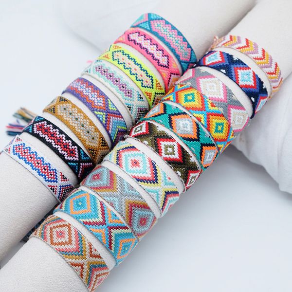 

thousands of embroiderable alphabet bracelets and woven hand rop are sellers in bohemia, Golden;silver