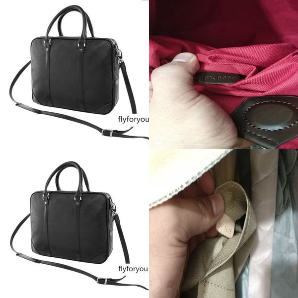 

totes shoulder briefcase black brown leather handbag business men lapmessenger bag 2color