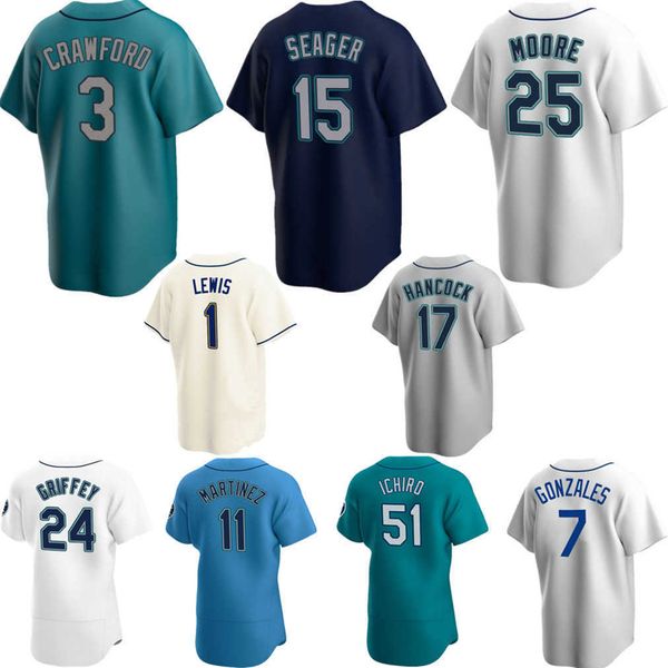 

2022 Ichiro Suzuki Jerseys Kyle Seager Kyle Lewis Mitch Haniger Marco Gonzales Dylan Moore J.P. Crawford Kevin Padlo France Custom Men Women, Colour 1