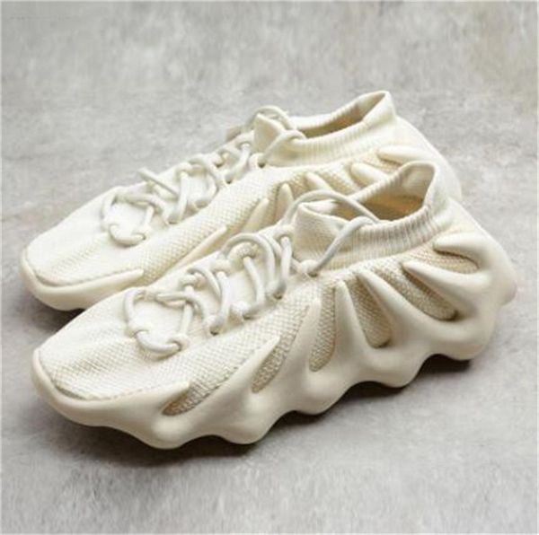 

450 mens womens sandal running shoes dark slate knit breathable black white 450s west men women trainers sports sneakers 36-46