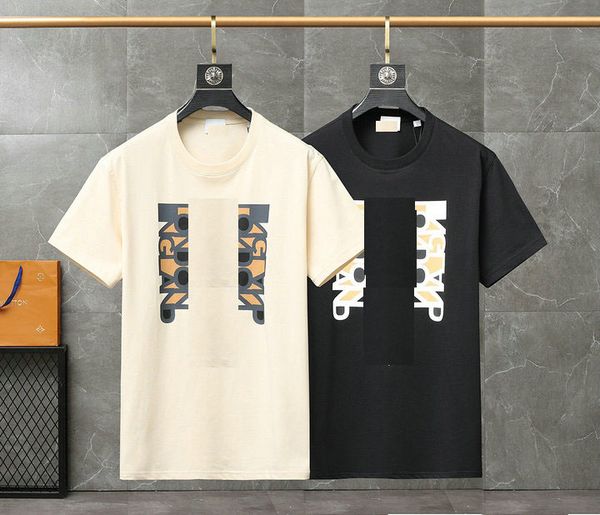 

mens letter print t shirts black fashion designer summer short sleeve size s-xxlk, White;black