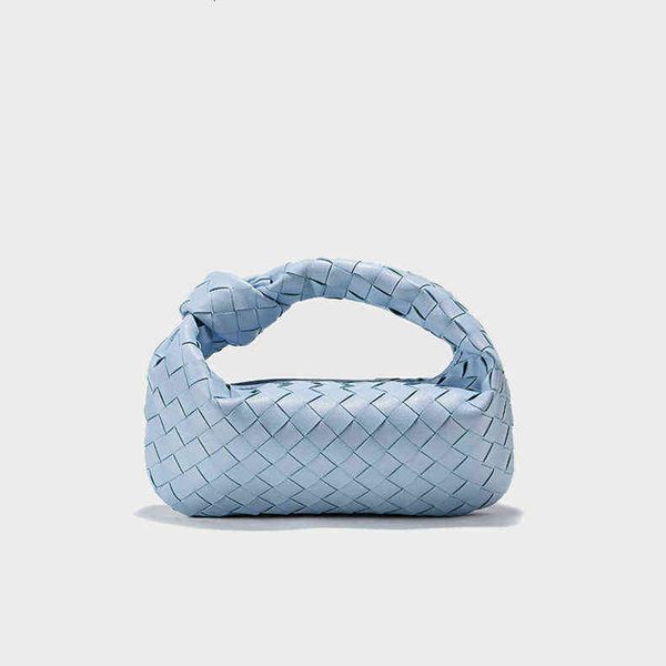 

woven dumpling bag soft leather