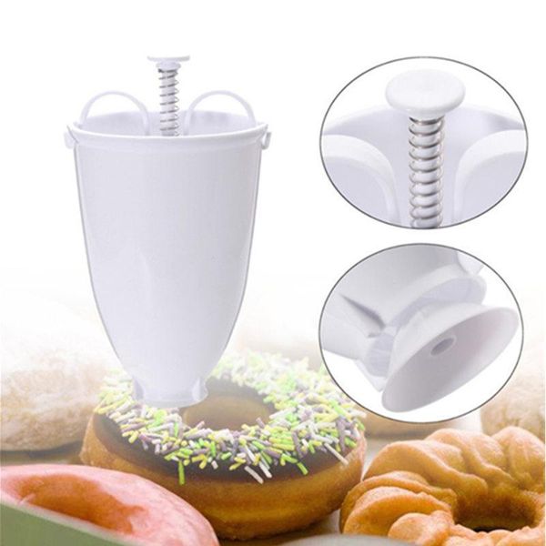 Backformen Magic Fast Kunststoff Donut Maker Waffelformen Est Küchenzubehör Donut Kuchenform Kekse Kekse Diy ToolsBacken