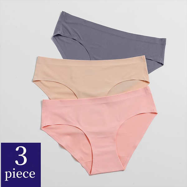 

silk satin womens panties sports seamless underwear breathable comfort briefs lingerie girls underpants 7 colors, Black;pink
