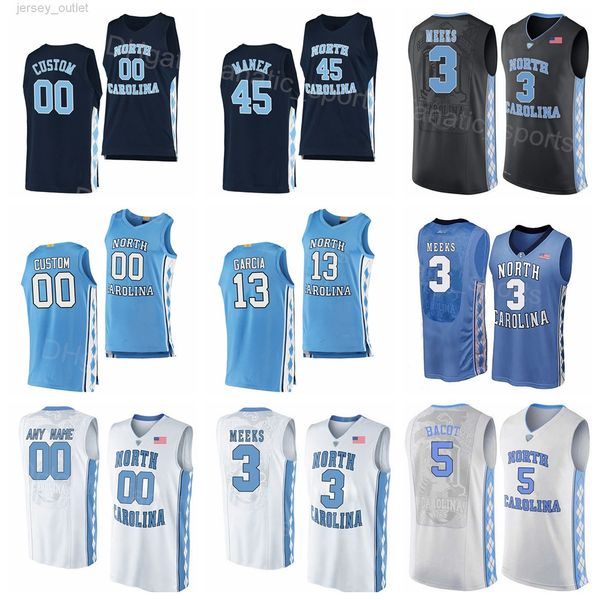 NCAA College Carolina do Norte Tar Heels 40 Harrison Barnes Jerseys Basketball 52 James Worthy 44 Tyler Zeller 42 Jerry Stackhouse 5 Marcus Paige 3 Kennedy Meeks Sport