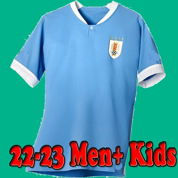 

new 2022 2023 uruguay suarez de arrascaeta soccer jerseys 22 23 r araujo bentancur e.cavani d.godin d.nunez m gomez gimenez sets football sh, Black;yellow