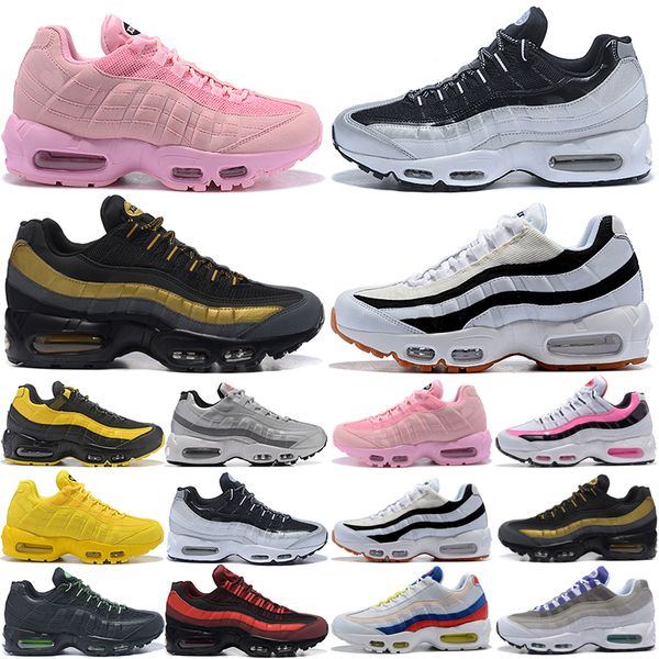 

new wholesale running shoes mx 95 men women black green white gold blue corduroy og neon pink suede rose ultramarine what the yellow quality