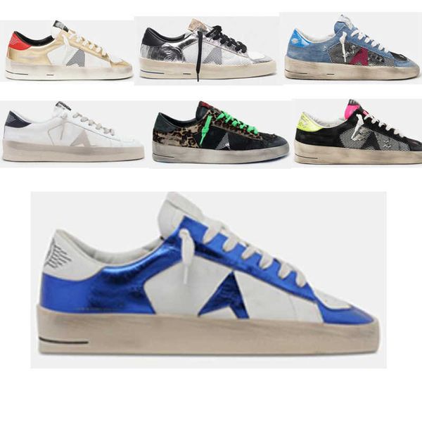 

doold dirty shoe stardan star sneakers casual shoes white classic leopard italy deluxe brand goose designer man women sneakers shoes, Black