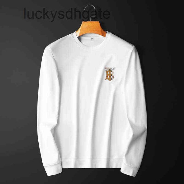 

brand designer bb r t shirt and polo shirt 2023 spring new men's fashion round neck sweater black / white