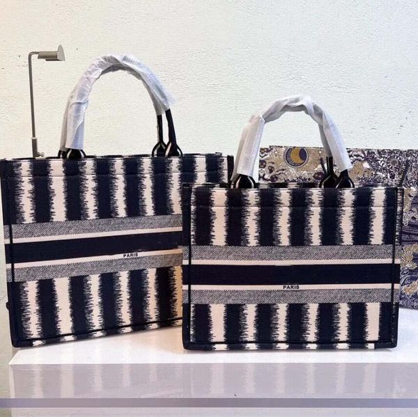 

designer tote fashion tote woman bag canvas screen print luxury black letter handbags design shoulder bags lady cowboy purse 41cm 36cm