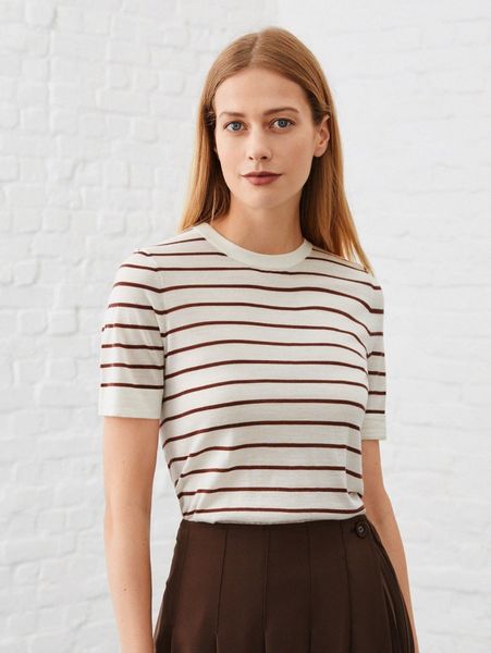 

motf premium wool mix ribbed knit 74up#, White;black