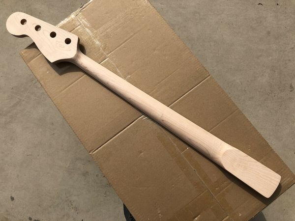 

new bass guitar neck 20 fret 34 inch maple rosewood fretboard block gitarr