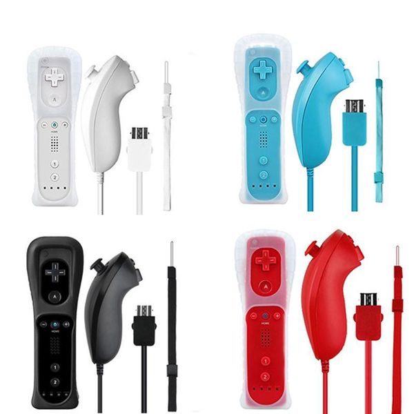 Controladores de jogo Joysticks Wireless Remote Gamepad Controller para Wii Nunchuck Controle Joypadgame GameGame