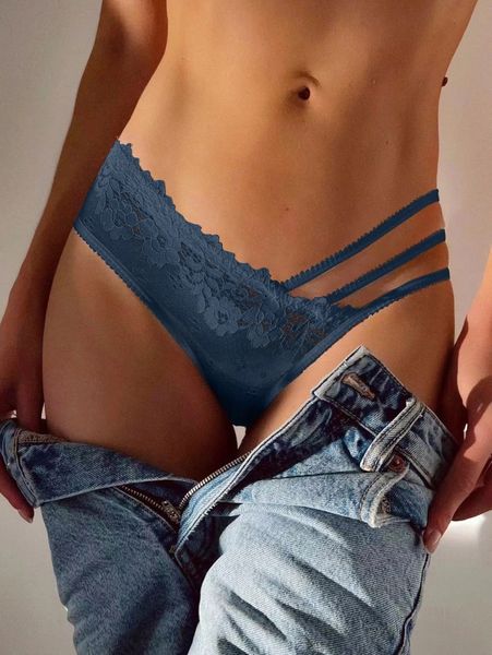 

cut out floral lace panty 79nr#, Black;red