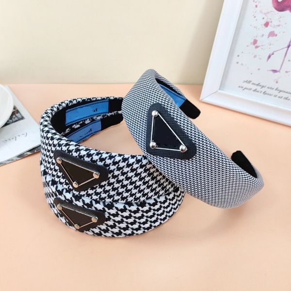 

3 colors designer headbands hair bands for women girl brand elastic letter p headband sports fitness head wrap accessories, Silver