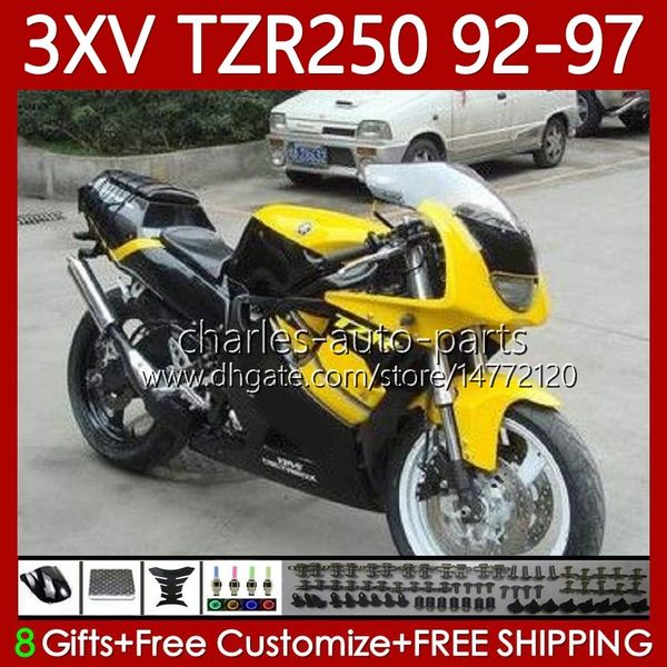 Feedings for Yamaha TZR 250 TZR250 R $ TZR-250 TZR250R Amarelo Preto 92 93 94 95 96 97 Corpo 117No.60 YPVS 3XV TZR250-R 1992 1993 1994 1995 1996 1997 TZR250RR 92-97