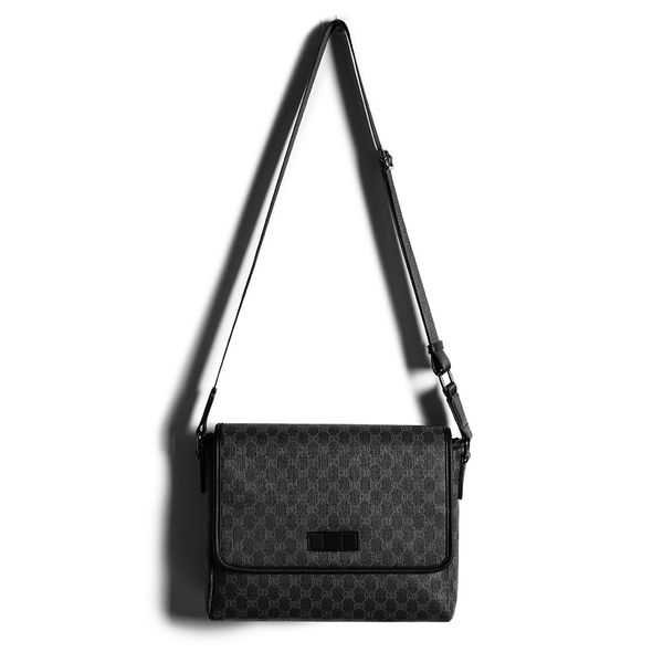 

luxurys designers messenger men versatile commuter bags shoulder crossbody leather canvas tiger work outdoor leisure purse black bag women w