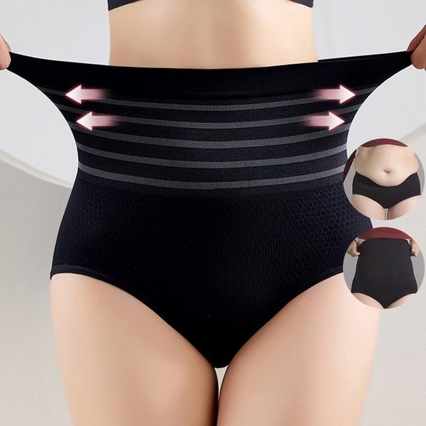 

slim push up womens panties women high waist plus size short pants shaper string underwear, Black;pink