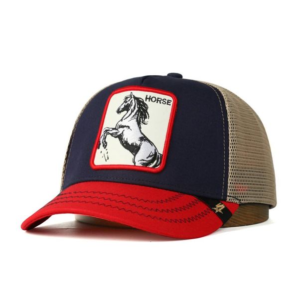 

gorras animal farm trucker hat embroidery horse sports cap296z, Blue;gray