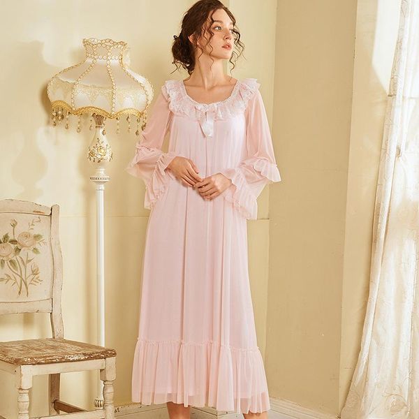 Женская одежда для сна Розовое сердце Женщины домашняя одежда белая розовая сексуальная ночная рука