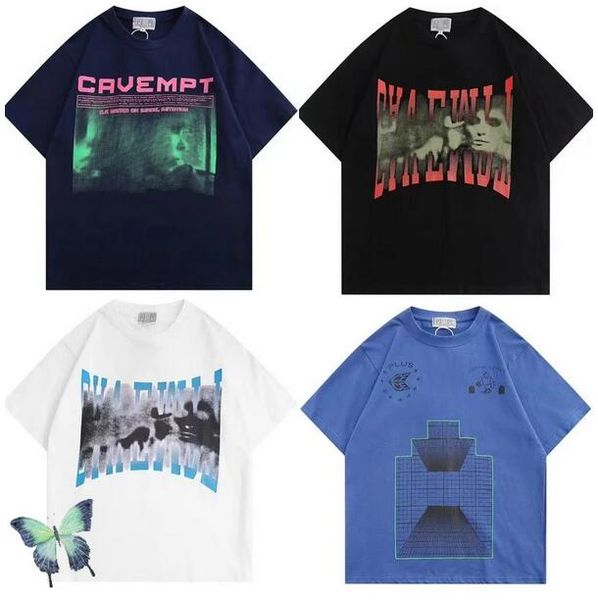 

oversize 2022 t-shirt black blue big vintage print mens t shirt, White;black
